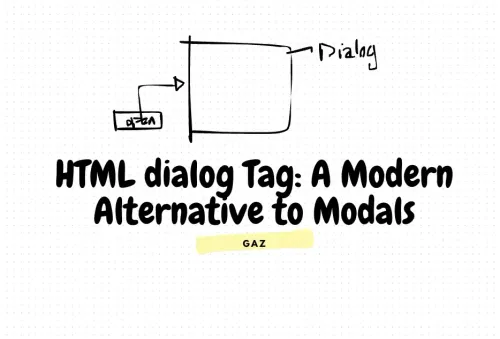 HTML <dialog> Tag: A Modern Alternative to Modals