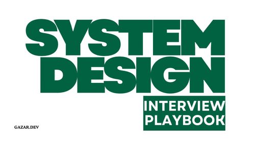 System Design Interview Playbook: 10-20min Structure and TypeScript
